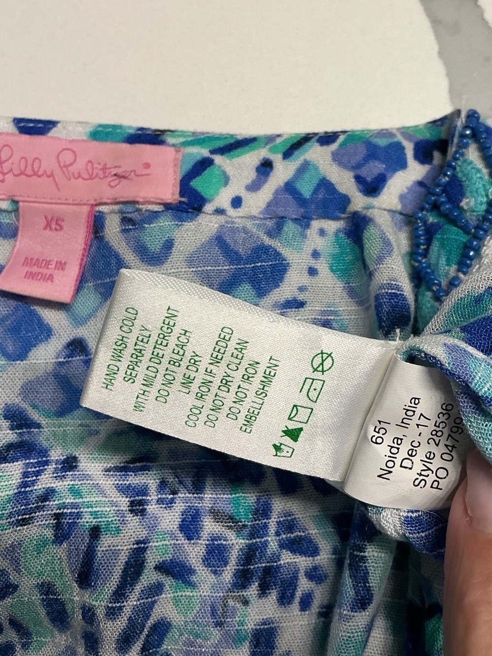 Lilly Pulitzer Amelia Island Embroidered Tunic - Picture 15 of 15